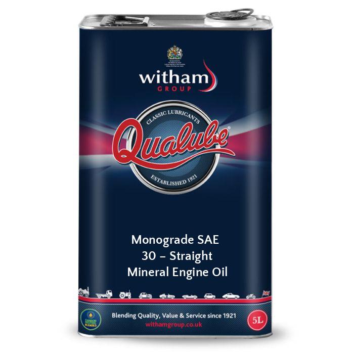 Qualube Monograde SAE 30 – Straight Mineral Engine Oil